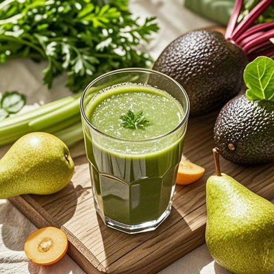 Creamy Celery Pear Juice