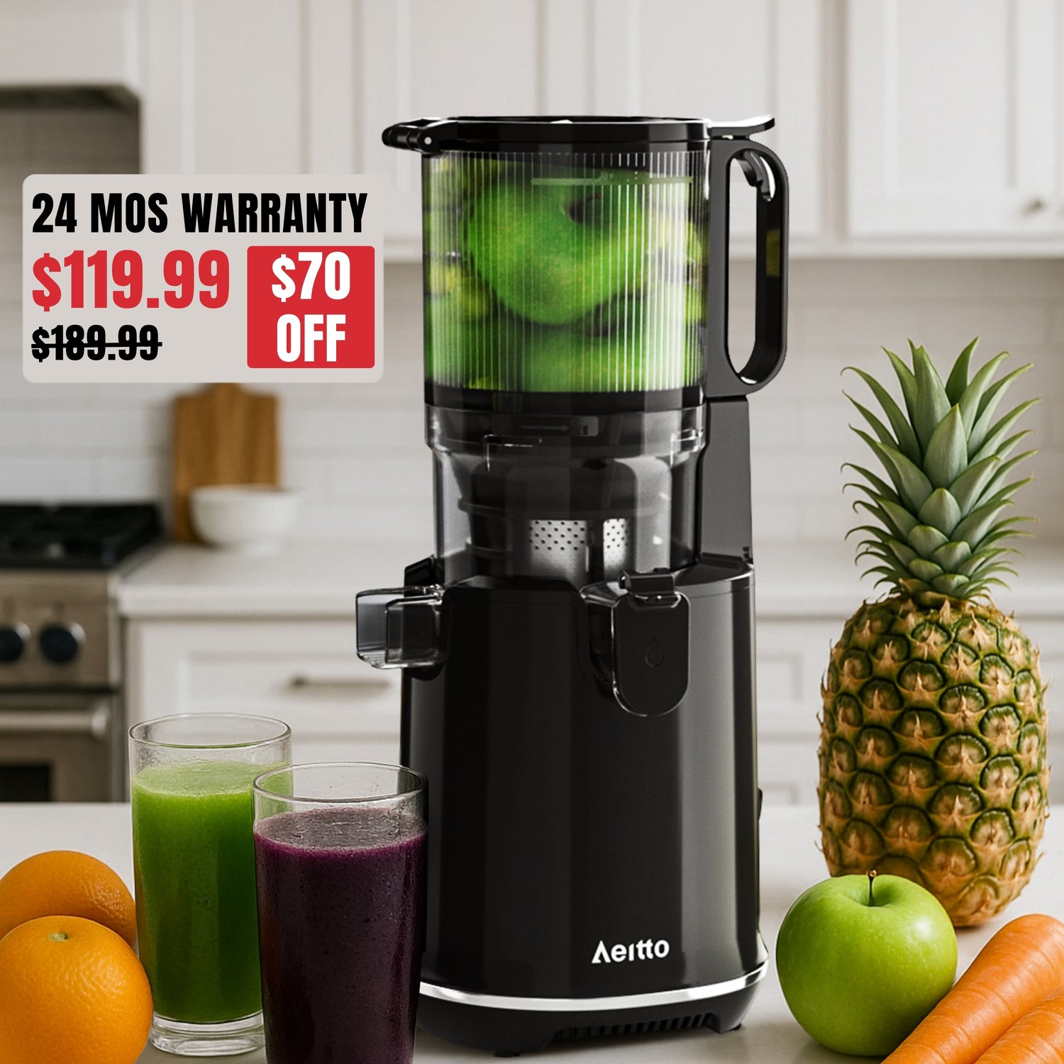 aeitto cold press juicer