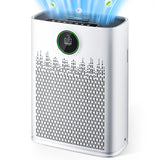 Air Purifiers for Home Large Room, with Smart Mode, Cover Up to 2200 Ft², PM2.5 Air Quality Display, 22dB Sleep Mode, Aromatherapy with 2X-Purification & 360°Air Outlet, HAP603, Bright White