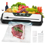 80kPa Vacuum-Sealer-Machine with Starter Kits, Aeitto 8-In-1 Food Vacuum Sealer