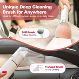 Aeitto Steam Carpet Cleaner, 12Kpa Portable Spot and Stain Cleaner, Easy Move with Universal Wheels & Handle