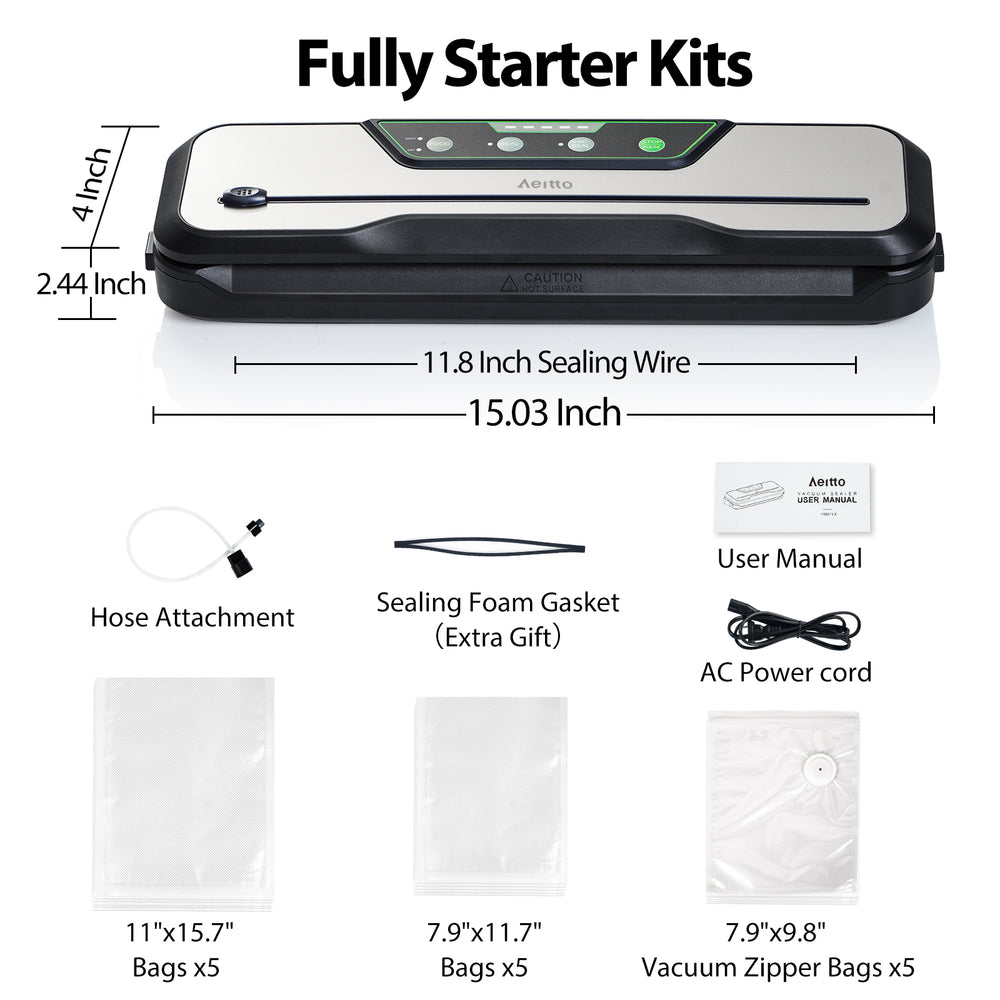 iTRUSOU 8-in-1 Vacuum Sealer Machine