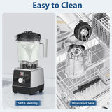 Aeitto Blenders for Kitchen with 68Oz. Large Capacity, 1800W Max Power Smoothie blender, 3 Preset Programs & 7 Speeds, Professional Countertop Blender for Smoothies, Ice Crush, Frozen Drinks