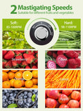 Juicer Machines, Aeitto Cold Press Juicer with Soft & Hard Modes, Quiet Motor, Reverse Function, Juice Extractor Vegetable and Fruit, Masticating Juicer, Easy to Clean with Brush