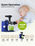Aeitto Masticating Juicer with Two Speed Modes BLUE